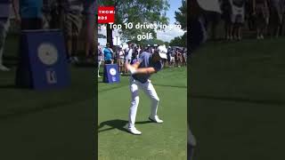 Top 10 drives in pro golf [upl. by Lomax]