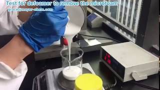 water based defoamer for microfoam [upl. by Ayle]