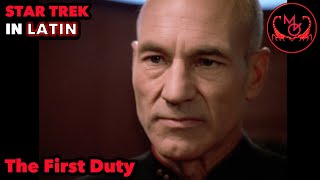 Picard Speaks Latin  Star Trek Dub quotThe First Dutyquot Speech [upl. by Atoked689]