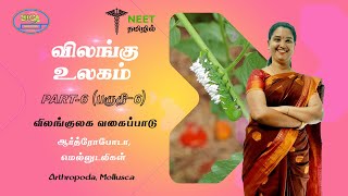 Animal Kingdom  Part 6 Classification of Animals  Arthropoda  Mollusca  NEET Tamil [upl. by Copp810]