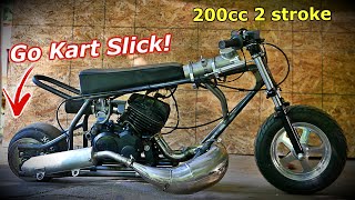 Yamaha 2 Stroke Fast Minibike Build  First Rip Part 3 [upl. by Anigriv]