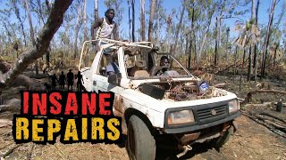 INSANE CAR REPAIRS How To Fix An Unfixable Truck [upl. by Ailuy]