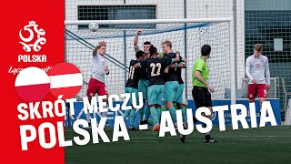 U21 SKRÓT MECZU Polska  Austria 02 [upl. by Eatnoid]