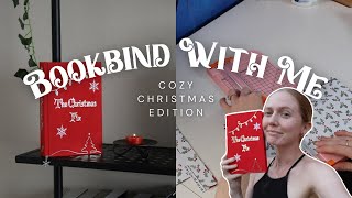 Bookbind with Me Transforming a Christmas Paperback Novel into a Festive Hardcover Edition 🎄✨ [upl. by Joachim768]