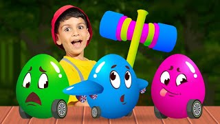 Surprise Eggs Transport Kids Songs  BabyBillion  Nursery Rhymes [upl. by Izabel413]