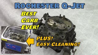 Rochester Quadrajet Rebuild with Ultrasonic Cleaning [upl. by Eceela]