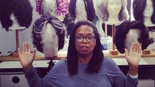 Oprah Tweets About Her Wigs [upl. by Worrad]