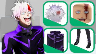 BEST REALISTIC AWAKENED GOJO ROBLOX AVATAR [upl. by Harihat43]