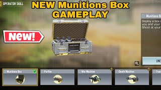 NEW Munitions Box Operator Skill GAMEPLAY in COD Mobile  How Does it Work  Wisdom Frost [upl. by Bogey]