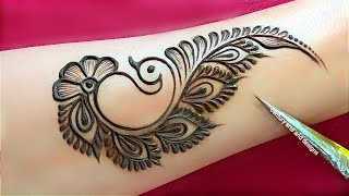 Very beautiful front hand mehndi design  Easy simple mehndi design  mehandi ka design  mehndi [upl. by Dodge]