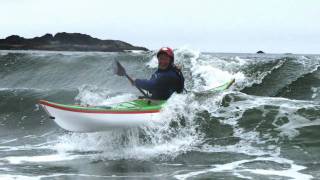 Kayak Surfing Long Boats  Long Beach BC [upl. by Alf]