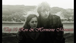 Top 10 Ron amp Hermione Moments [upl. by Sneed]