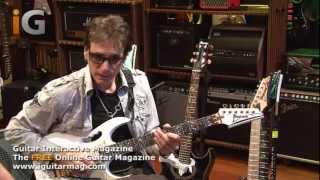 Steve Vai Circular Vibrato Technique  Steve Vai 2012 Interview  Guitar Interactive Magazine [upl. by Nnyw]