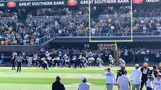 JAMAL ROBERTS GAMEWINNING TD VS AUBURN AT MIZZOU HOMECOMING GAME 101924 [upl. by Nlycaj207]