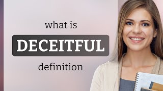 Deceitful  what is DECEITFUL meaning [upl. by Katti916]