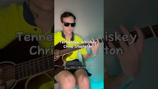 Tennessee whiskey  Chris Stapleton  tutorial guitar fyp ar [upl. by Omle]