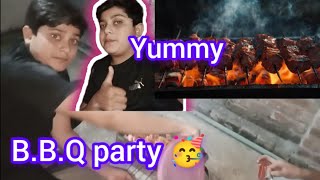 BBQ party  bhoat mazza Aya 👻🥳 [upl. by Garv37]