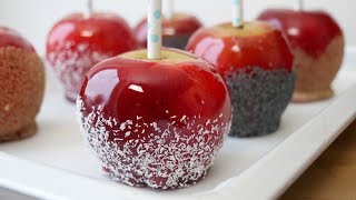 Kandierte Äpfel Selber Machen Rezept  Homemade Candied Apples Recipe  ENG SUBS [upl. by Tosch]