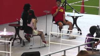 20140608 グランパス ファン感 西野監督トーク1 [upl. by Nesto]