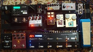 Pedalboard December 2017  75 Doctor Guitar [upl. by Penni]