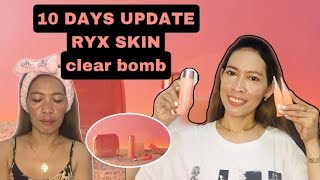 CLEAR BOMB 30  HONEST REVIEW  10 DAYS UPDATE rejuvenating set [upl. by Wendel]