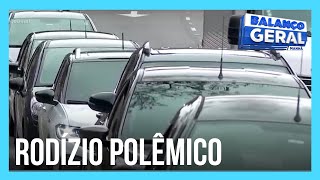 Motoristas divergem sobre isenção de rodízio a carros elétricos e híbridos em SP [upl. by Killam525]