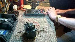 Tube Radio Power Transformer Testing [upl. by Analem387]