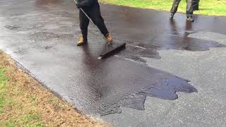 ProSealer’s Driveway Sealing Done in 5 min [upl. by Linder842]