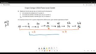 Copa Cangur 2024 Cadet local Ex 6 [upl. by Aikehs]