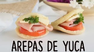 AREPAS DE YUCA 😋Masas saladas FÁCILES  Recetas Lily [upl. by Elocaj536]