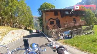 Gressoney Saintjean Lago Grover Motoride asmr motovlog mountains alps views like moto [upl. by Patric]