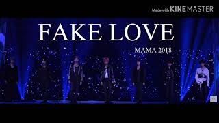 BTS  Fake Love MAMA 2018 Performance Audio [upl. by Akinad949]