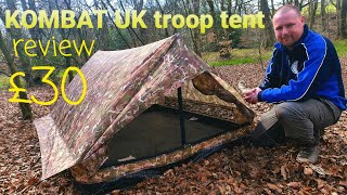 KOMBAT UK trooper two man tent stealth camping summer tent ONLY FOR SUMMER CAMPING [upl. by Nirik493]