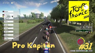 Tour de France 2024  Pro Kapitän 31  Lüttich Bastogne Lüttich [upl. by Anerat532]