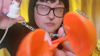 ASMR giving your face alllll the chaotic personal attention it needs [upl. by Ecirted]