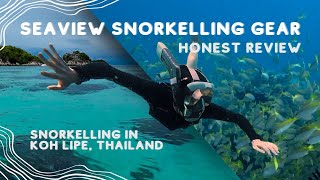 Testing Seaview’s Unique and Safe V3 Full Face Snorkel Mask in Beautiful Koh Lipe Thailand [upl. by Thorrlow]