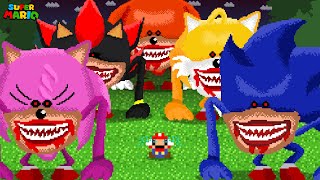 Mario But Adopted By Horror SHIN SONIC Family [upl. by Anpas]