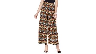 Slinky Brand Printed Cropped Palazzo Pant [upl. by Nepsa]