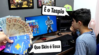 Ele Falou Que Sabia Tudo De Fortnite e Perdeu R 100000 e 3 Cartão PSN Plus Pra Comprar Vbuks [upl. by Malachy]