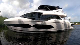 STUNNING USA DEBUT OF GALLEY AFT VERSION 2022 SUNSEEKER 76 YACHT sunseeker onewateryachtgroup [upl. by Abdella]