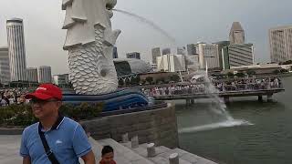 Lets explore the MERLION PARK Singapore with my GoPro 10 [upl. by Rickey]