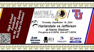 Football Harlandale vs Jefferson at Alamo Stadium 091924 [upl. by Cesaria]