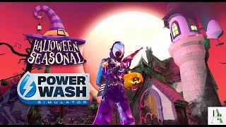 PowerWash Sim  Longplay  Halloween Special  No Commentary [upl. by Hueston942]