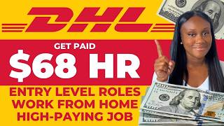 MAKE 2720WK  DHL REMOTE JOBS  ENTRY LEVEL REMOTE JOBS [upl. by Semreh]