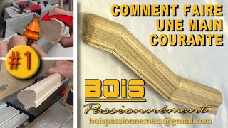 COMMENT FAIRE UNE RAMPE DESCALIER EN BOIS MASSIF 1 [upl. by Lytsirhc259]