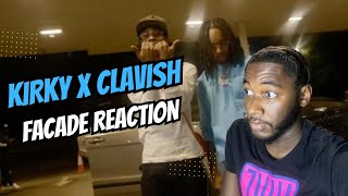 Kirky ft Clavish  Facade Official Video REACTION [upl. by Wimsatt]