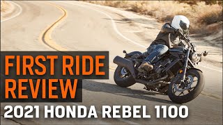 2021 Honda Rebel 1100 First Ride Review [upl. by Cart832]