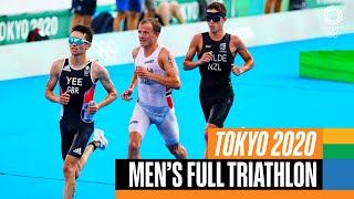 Mens FULL Triathlon 🏊‍♂️🚴‍♂️🏃‍♂️  Tokyo Replays [upl. by Peppy]