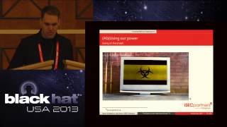 Black Hat 2013  The Outer Limits Hacking The Samsung Smart TV [upl. by Adnwahsat83]