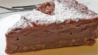 Herz aus Nutella Torte ohne backen NO BAKE [upl. by Zetra]